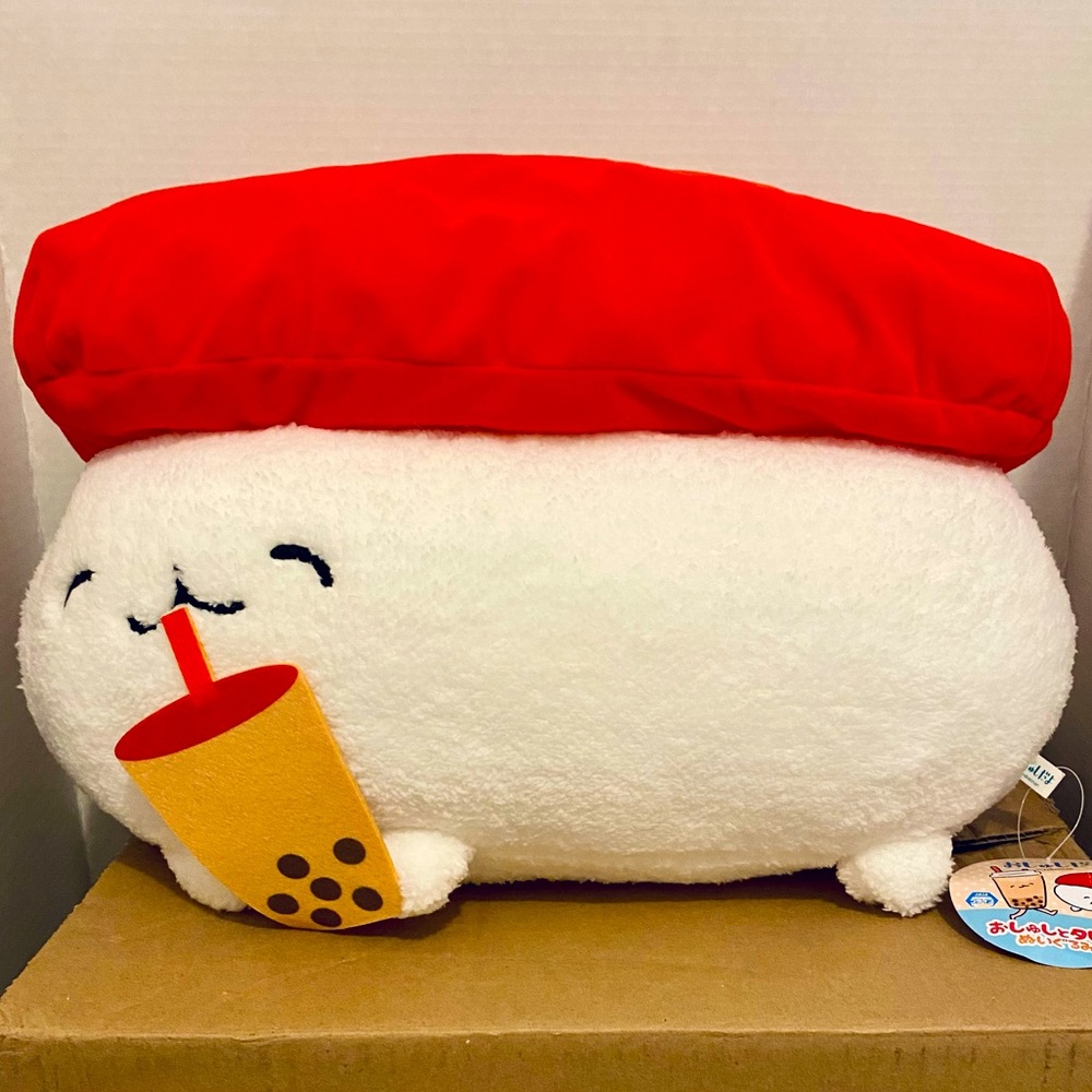 Brand new Sushi and Tapioca big Plush from Japan